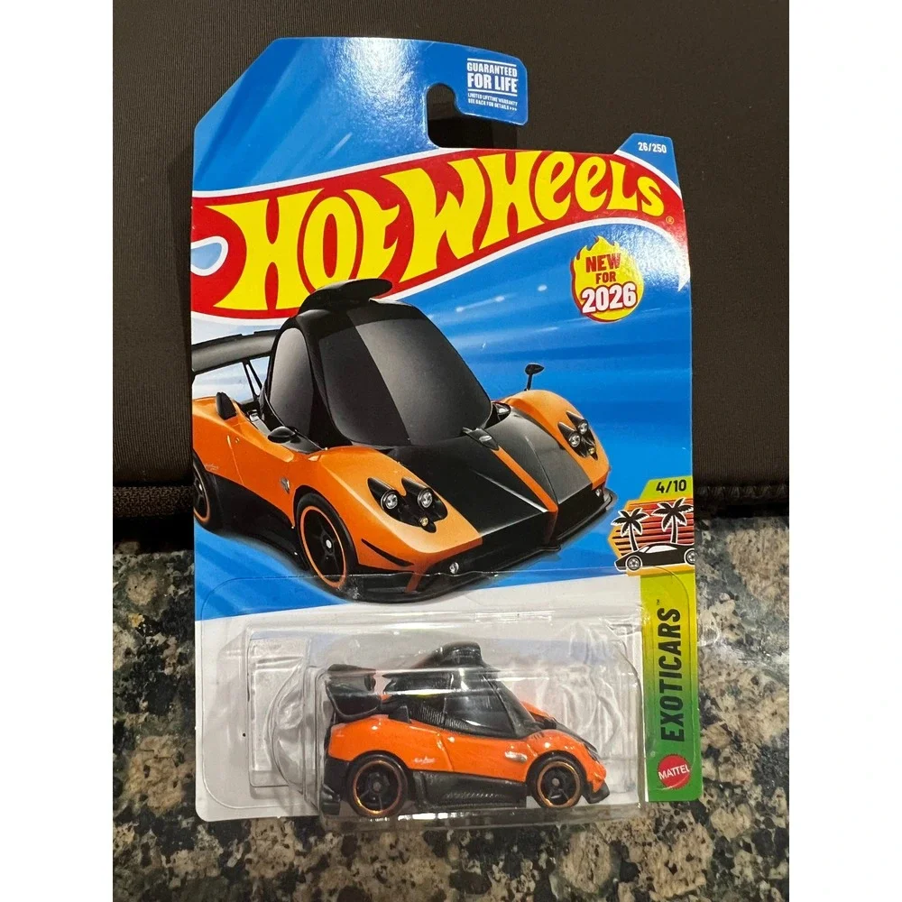 Hot Wheels Pagani Zonda Cinque Tooned Orange Black Exoticar 4/10 26/250 26 JJK75